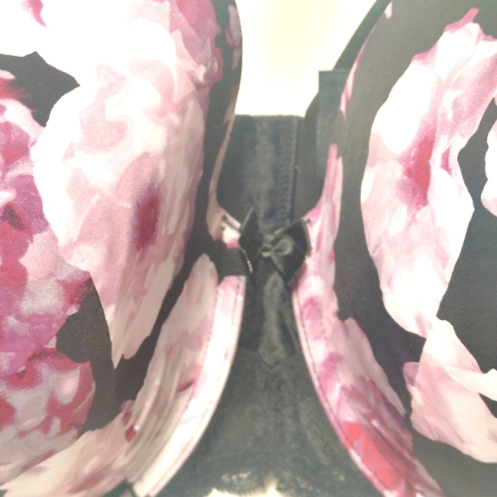 TORRID Curve Floral Black Underwire Bra Size 40F - Picture 3 of 10